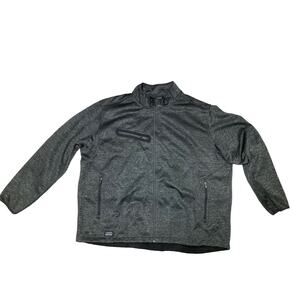 Dri Duck Mens Atlas Windbreaker Fleece Jacket Size 4XL Grey